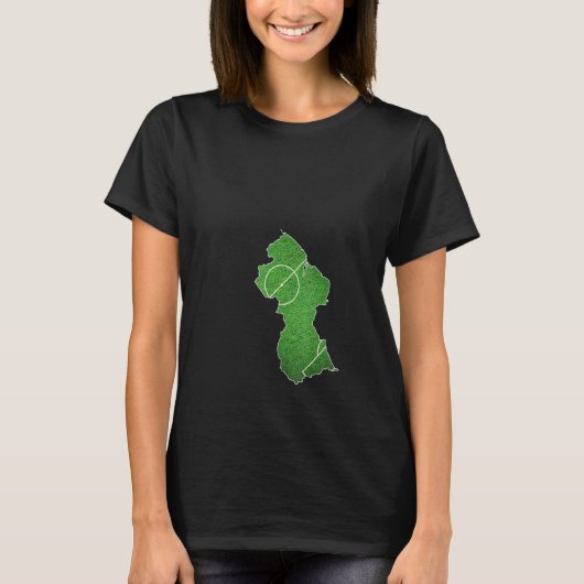 Fußballplatz Guyana T-Shirt (Vorderseite)