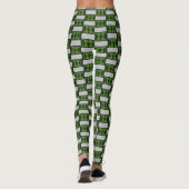 Fußballplatz Leggings (Rückseite)