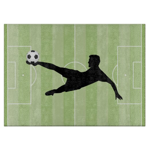 Fußballplatz Schneidebrett (Vorderseite)