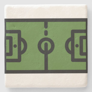 Fußballplatz Steinuntersetzer