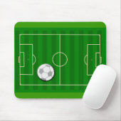 Fußballplatz und Ball Mousepad (Mit Mouse)