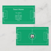 Fußballplatz Visitenkarte (Vorne/Hinten)