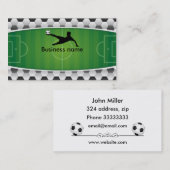 Fußballplatz Visitenkarte (Vorne/Hinten)