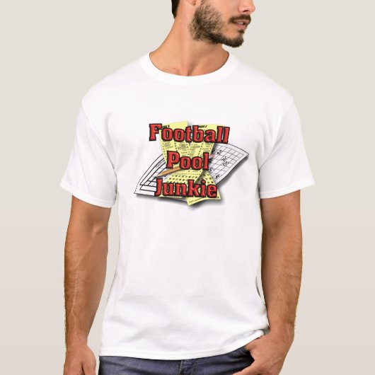Fußballpool Junkie T-Shirt (Vorderseite)
