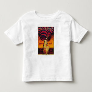 Fußballpromo-Plakat Kleinkind T-shirt