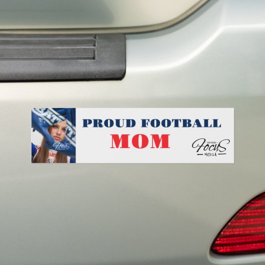 FUSSBALLPROUD "MAMA" AUTOAUFKLEBER (Auf Auto)