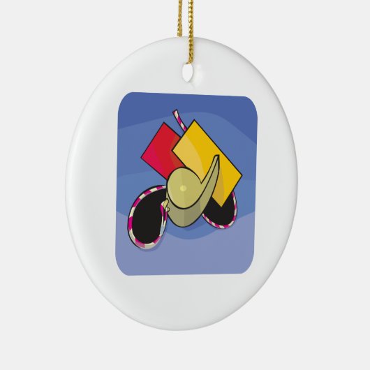 Fußballreferent Keramikornament (Rechts)