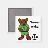 Fußballregeln Magnet (Vorderseite/Rückseite)