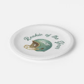 Fußballrookie des Jahres Pappteller (Schrägansicht)