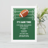 Fußballsaison-Einladungen Einladung (Stehend Vorderseite)