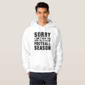 Fußballsaison Hoodie (Vorne ganz)