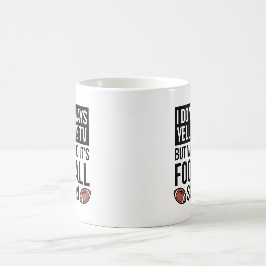 Fußballsaison Kaffeetasse (Mittel)