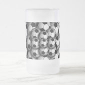 Fußballsaison Mattierte Glass Beer Tasse (Mittel)
