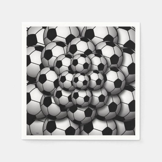 Fußballsaison Napkins Serviette (Vorderseite)