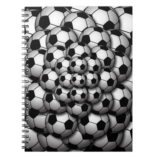 Fußballsaison-Notebook Notizblock (Vorderseite)