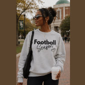Fußballsaison, Süße Game Day-Crewneck-Pullover Sweatshirt