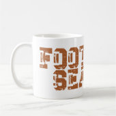 Fußballsaison Typografie Kaffeetasse (Links)