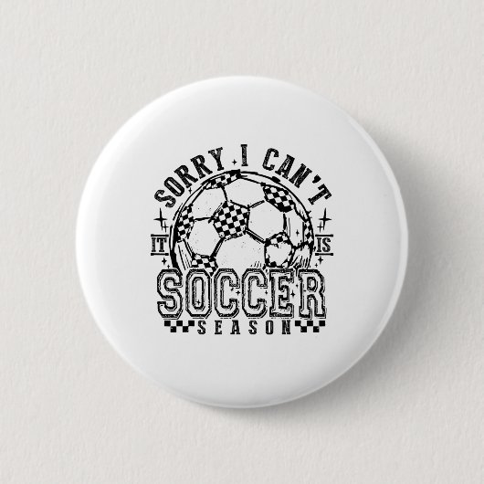 Fußballsaison-Verpflichtung ist mein einziges sozi Button (Vorderseite)