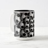 Fußballsaison Zweifarbige Tasse (Vorderseite Links)