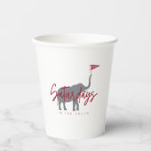 Fußballsamstags im South Paper Cup Pappbecher (Vorderseite)