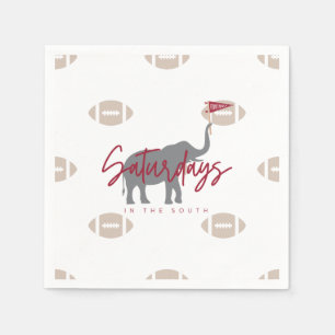 Fußballsamstags im Südpapier Napkins Serviette