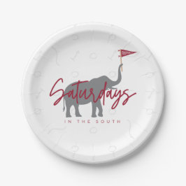 Fußballsamstags in den South Paper Teller