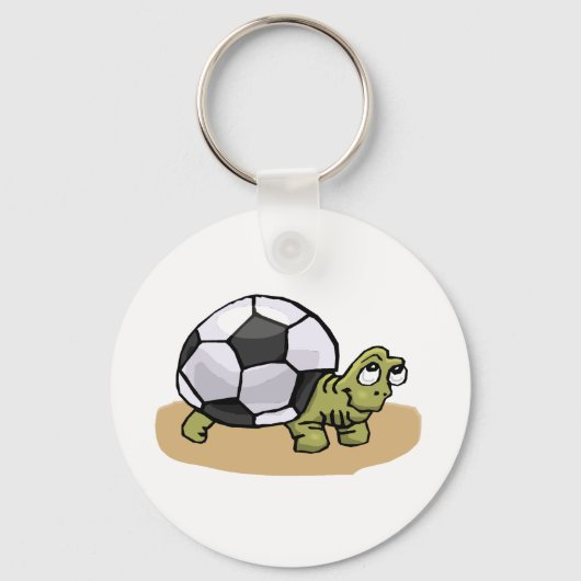 Fußballschildkröte Schlüsselanhänger (Vorderseite)
