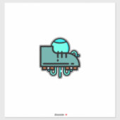 Fußballschuhe Aufkleber (Blatt)