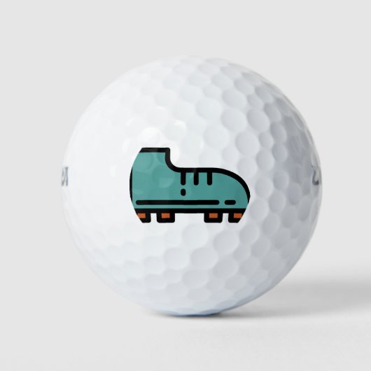 Fußballschuhe Golfball (Vorderseite)