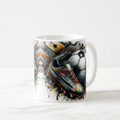 Fußballschuhe Kaffeetasse (VorderseiteRechts)