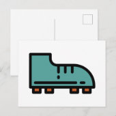 Fußballschuhe Postkarte (Vorne/Hinten)