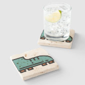 Fußballschuhe Steinuntersetzer (Seitenansicht)