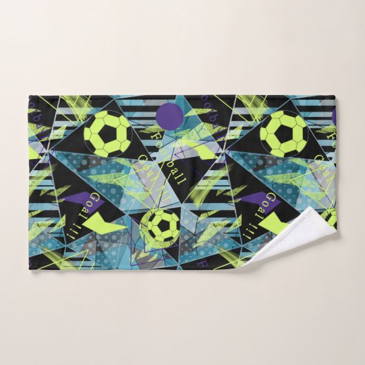 Fußballspiel Badhandtuch Set (Handtuch)