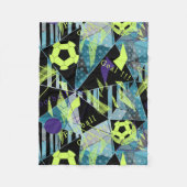 Fußballspiel Fleecedecke (Vorderseite)