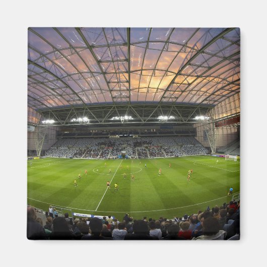 Fußballspiel, Forsyth Barr Stadium, Dunedin Magnet (Vorne)