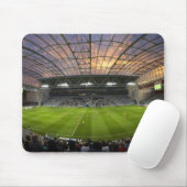Fußballspiel, Forsyth Barr Stadium, Dunedin Mousepad (Mit Mouse)