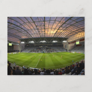 Fußballspiel, Forsyth Barr Stadium, Dunedin Postkarte