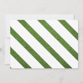 Fußballspiel Geburtstag Foto Einladung White (Rückseite)