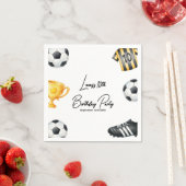 Fußballspiel Geburtstagsparty Serviette (Beispiel)