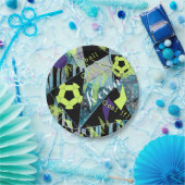 Fußballspiel Pappteller (Party)