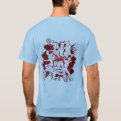 Fußballspiel T-Shirt Design (Rückseite)