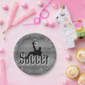 Fußballspiel, Teller auf Papier (Party)