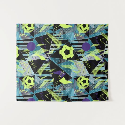 Fußballspiel Wandteppich (Vorderseite (Horizontal))