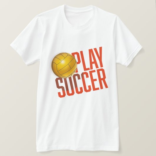 Fußballspielen T-Shirt (Design vorne)
