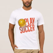 Fußballspielen T-Shirt (Vorderseite)