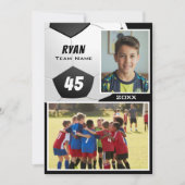Fußballspieler 2 Foto-Erinnerungsgeschenk (Vorderseite)