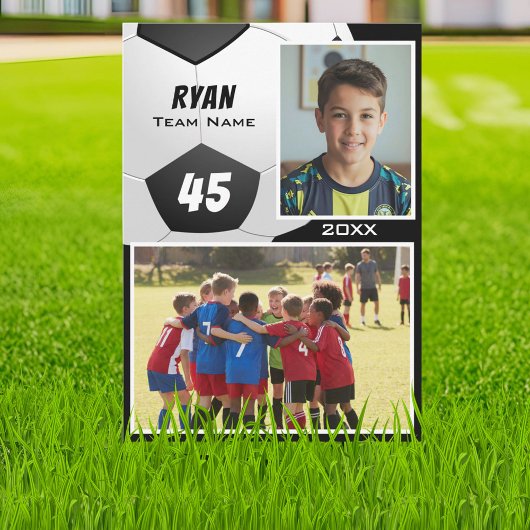 Fußballspieler 2 Foto-Erinnerungsgeschenk