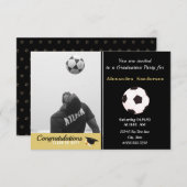 Fußballspieler Abschluss Foto Party (Vorne/Hinten)