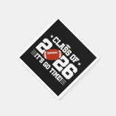 Fußballspieler-Abschlussklasse 2026 Senior Serviette (Ecke)