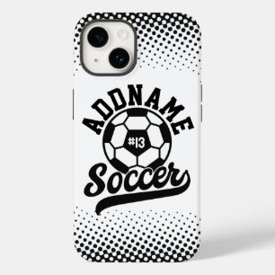 Fußballspieler ADD NAME Football Team Personalisie Case-Mate iPhone 14 Hülle